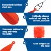 Fishing Practice Plugs 5 Mixed Weights for Improving Throwing Skills - Image 2