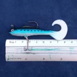 Soft Rubber Swimbait Lure – 75mm / 85mm Curly T-Tail Sinking Bait for Bass, Pike & More photo review