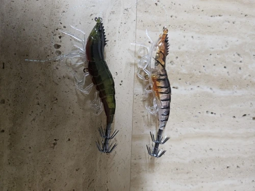 Luminous Squid Jig – Sinking EGI Octopus/Wood Shrimp Bait for Night Sea Fishing photo review