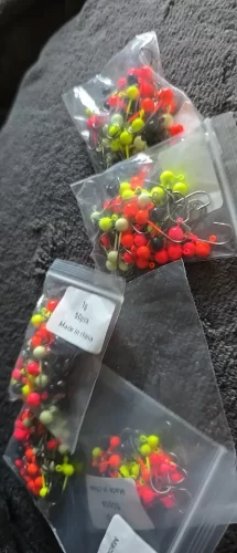 50pcs Jig Head Fishing Hook Set – Barbed Hooks (0.4g–2g) for Freshwater & Saltwater Lures photo review