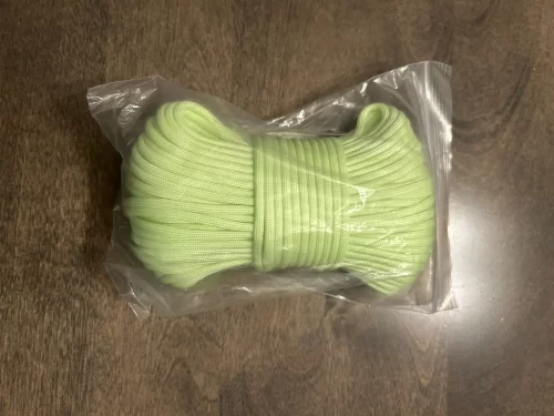 Luminous Paracord – 9-Strand Fluorescent Nylon Rope for Outdoor, Camping & Survival photo review