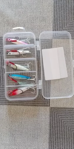5pcs Metal Jig Fishing Lure Set – 10g to 40g Weights for Bass, Trout, and Saltwater Jigging photo review