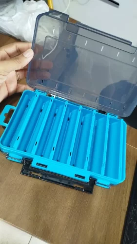 Double-Sided Compact Tackle Box – Versatile Organizer for Lures, Hooks & Baits photo review