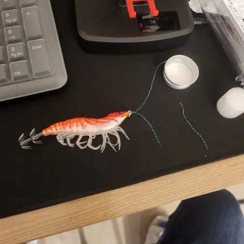 Luminous Squid Jig – Sinking EGI Octopus/Wood Shrimp Bait for Night Sea Fishing photo review