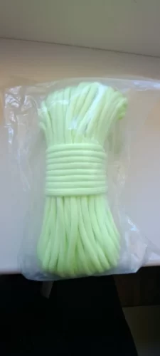 Luminous Paracord – 9-Strand Fluorescent Nylon Rope for Outdoor, Camping & Survival photo review