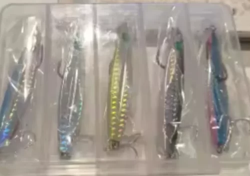 5pcs Metal Jig Fishing Lure Set – 10g to 40g Weights for Bass, Trout, and Saltwater Jigging photo review