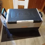 Portable Compressor Car Refrigerator – 35L / 45L / 55L with Foldable Handle & Wheels photo review