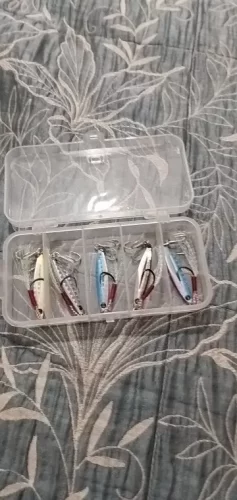 5pcs Metal Jig Fishing Lure Set – 10g to 40g Weights for Bass, Trout, and Saltwater Jigging photo review