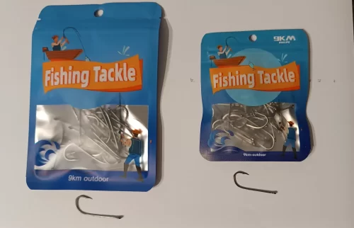 9KM Baitholder Fishing Hooks – Barbed Live Bait Hooks for Sea, Carp & Jig Fishing photo review