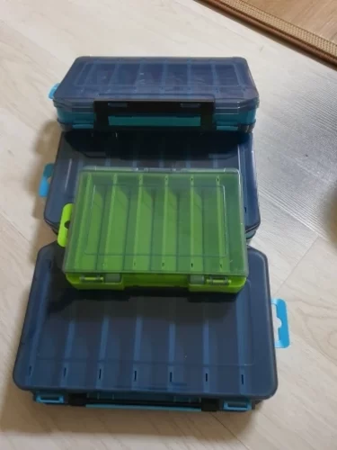 Double-Sided Compact Tackle Box – Versatile Organizer for Lures, Hooks & Baits photo review