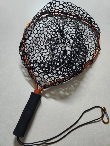 Ultralight Aluminum Fishing Net with Silicone Mesh photo review
