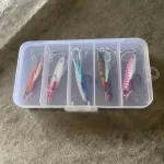 5pcs Metal Jig Fishing Lure Set – 10g to 40g Weights for Bass, Trout, and Saltwater Jigging photo review