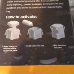 Salt Water Camping Lamp – 72-Hour Emergency Lantern with No Battery Needed photo review