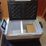 Portable Compressor Car Refrigerator – 35L / 45L / 55L with Foldable Handle & Wheels photo review