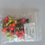 50pcs Jig Head Fishing Hook Set – Barbed Hooks (0.4g–2g) for Freshwater & Saltwater Lures photo review