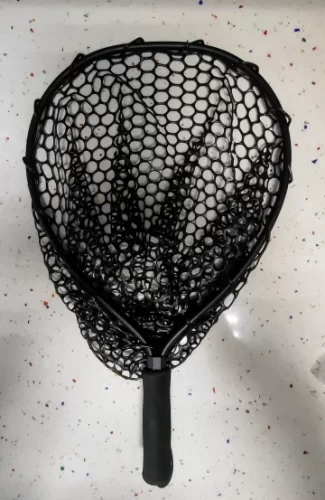Ultralight Aluminum Fishing Net with Silicone Mesh photo review