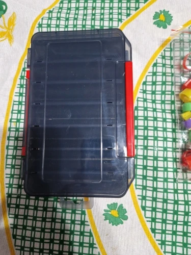 Double-Sided Compact Tackle Box – Versatile Organizer for Lures, Hooks & Baits photo review