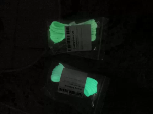 Luminous Paracord – 9-Strand Fluorescent Nylon Rope for Outdoor, Camping & Survival photo review