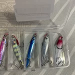 5pcs Metal Jig Fishing Lure Set – 10g to 40g Weights for Bass, Trout, and Saltwater Jigging photo review