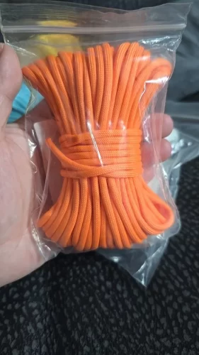 Luminous Paracord – 9-Strand Fluorescent Nylon Rope for Outdoor, Camping & Survival photo review