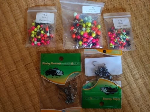 50pcs Jig Head Fishing Hook Set – Barbed Hooks (0.4g–2g) for Freshwater & Saltwater Lures photo review