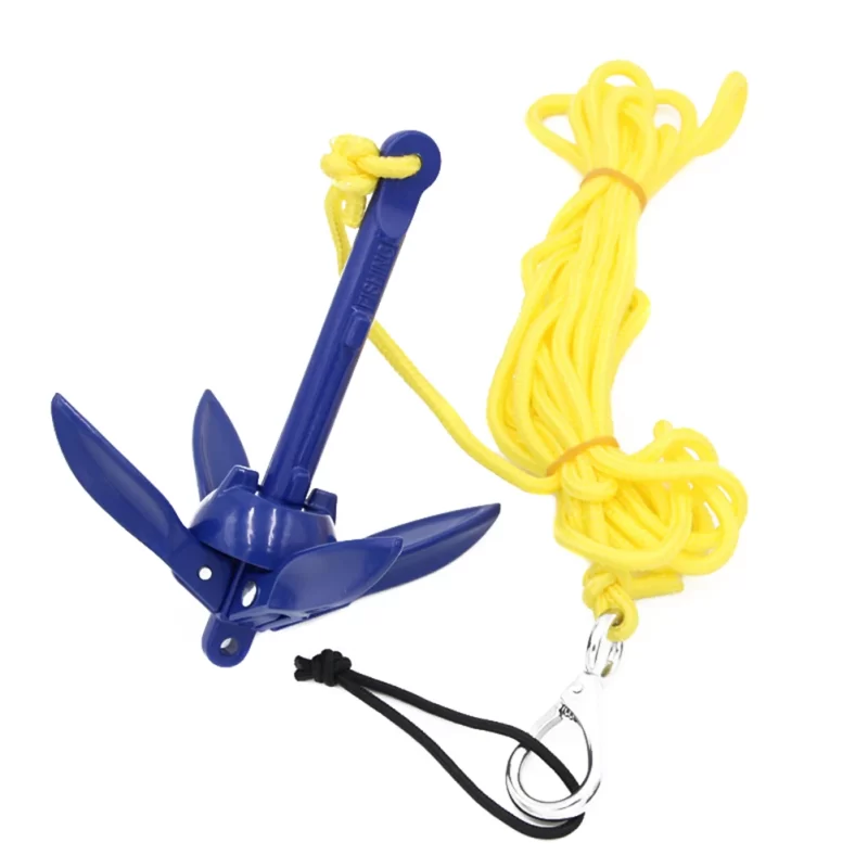 Foldable Aluminum Anchor Kit – Compact & Lightweight with Rope for Kayaks, Canoes & Small Boats - Image 3