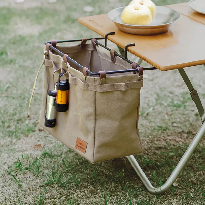 Camping Table Side Storage Bag / Chair Armrest Organizer