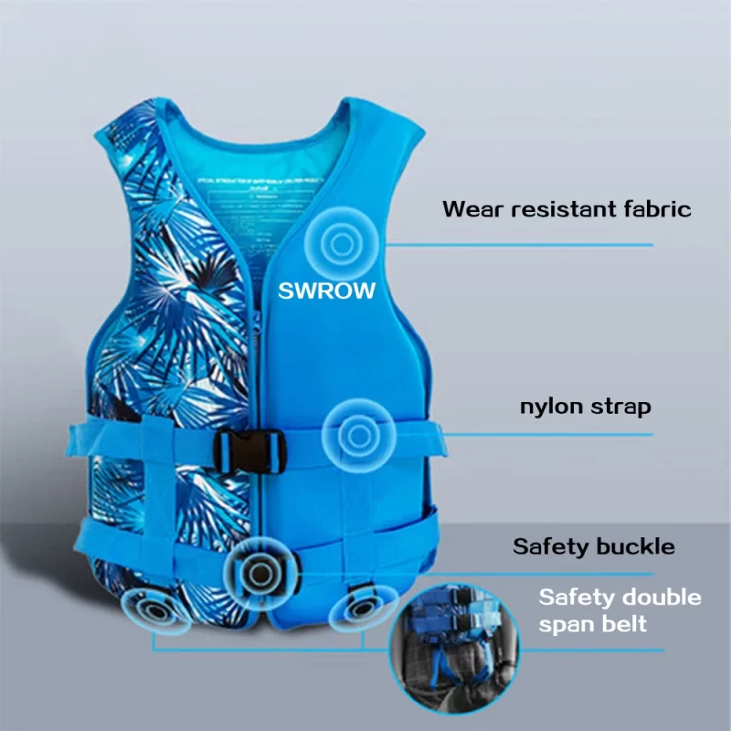 Neoprene Life Jacket – Buoyancy Vest for Adults & Kids (Swimming, Boating, Water Sports) - Image 2