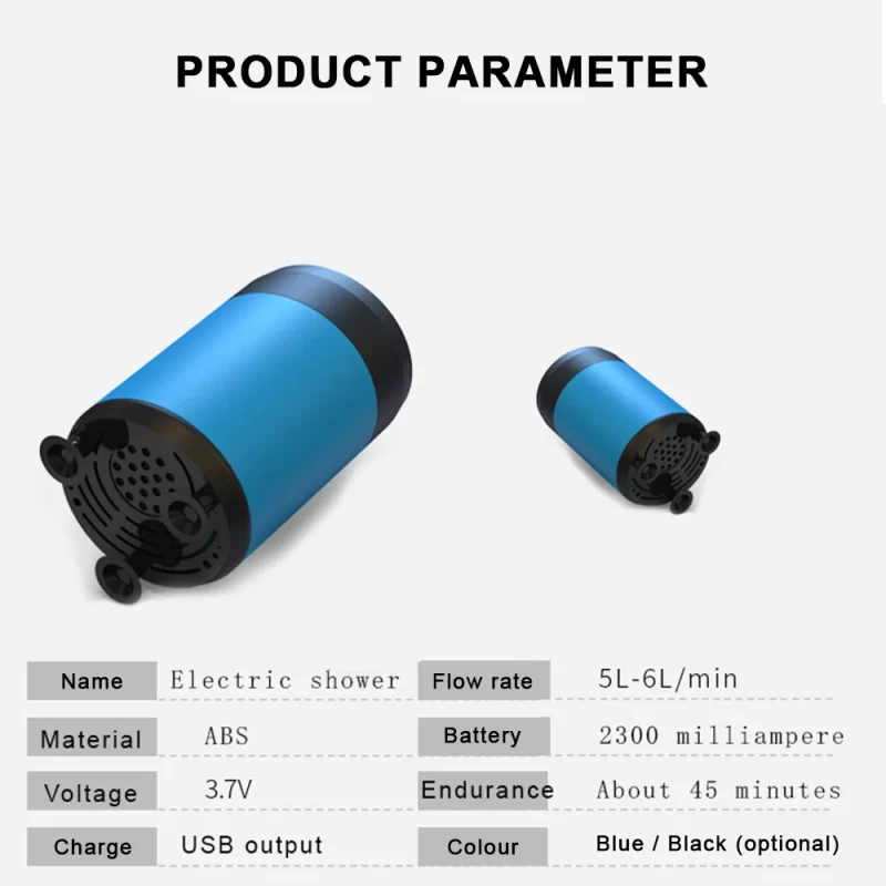 Portable Electric Camping Shower – Rechargeable Outdoor Showerhead - Image 5