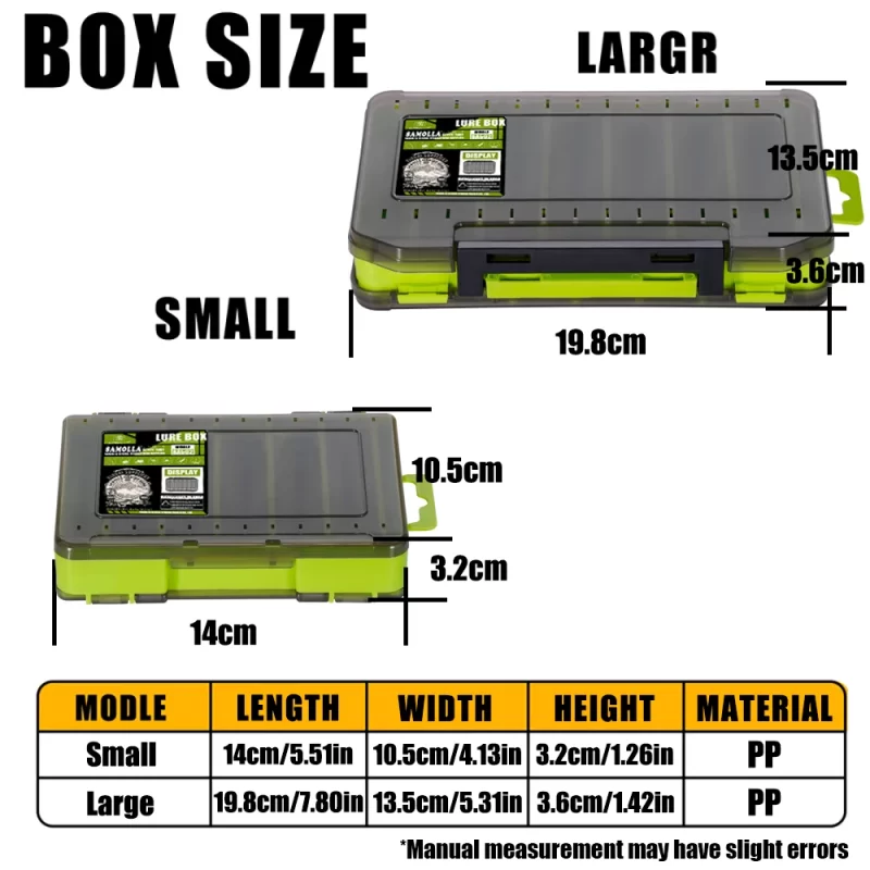 Double-Sided Compact Tackle Box – Versatile Organizer for Lures, Hooks & Baits - Image 2