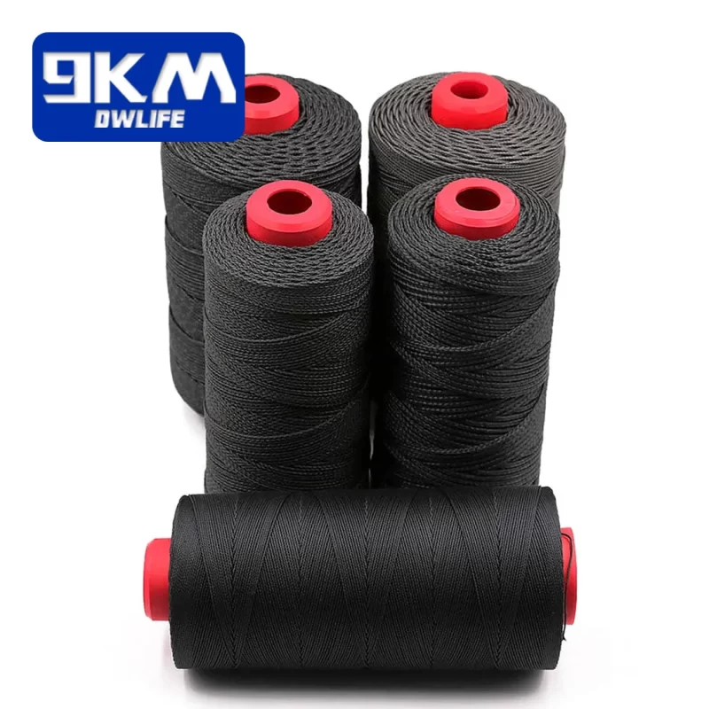 Black Braided Kevlar Cord – Rope for Fishing, Outdoor, and Survival Use