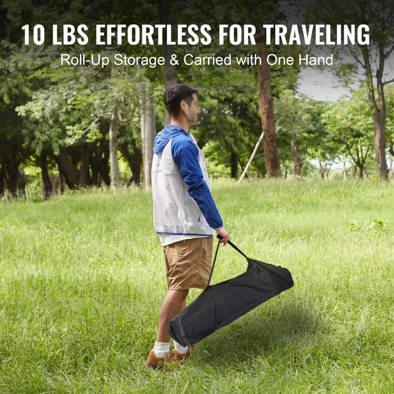 Portable Folding Camping Table – Lightweight Side Table with Large Storage Pouch - Image 3