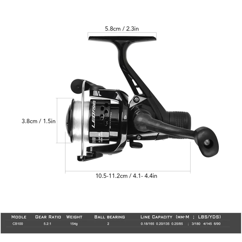 Lixada Telescopic Fishing Rod & Reel Combo – Full Carbon Fiber Travel Kit with Carry Case - Image 6
