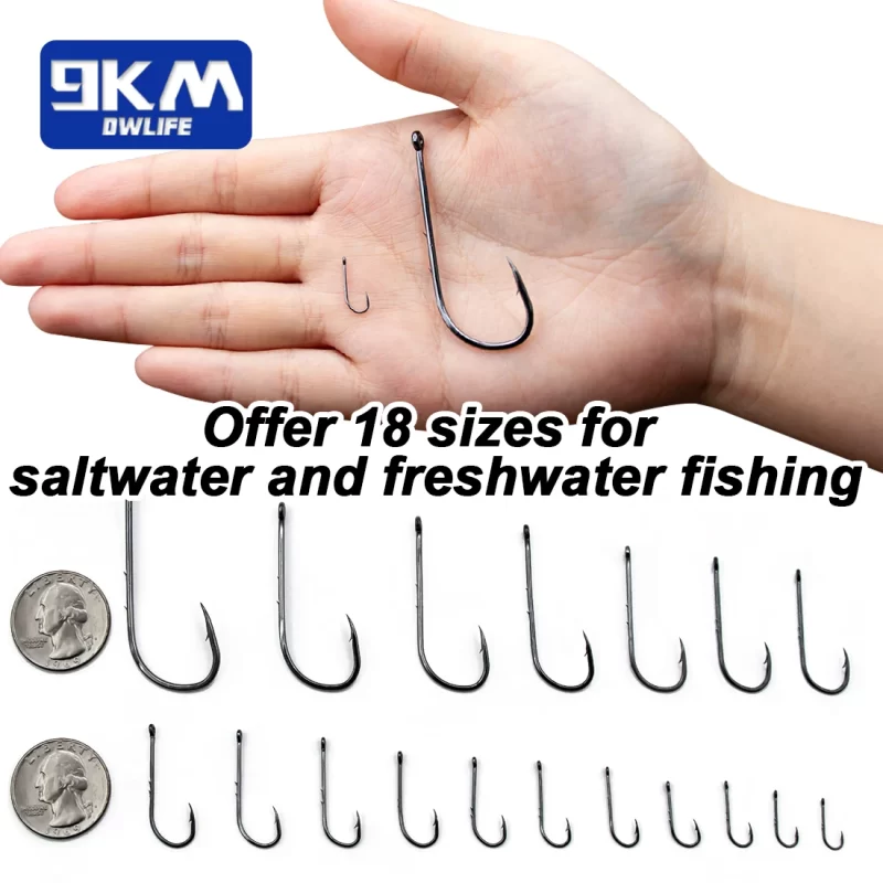 9KM Baitholder Fishing Hooks – Barbed Live Bait Hooks for Sea, Carp & Jig Fishing - Image 6