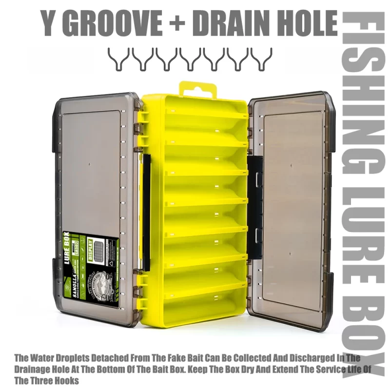Double-Sided Compact Tackle Box – Versatile Organizer for Lures, Hooks & Baits - Image 5