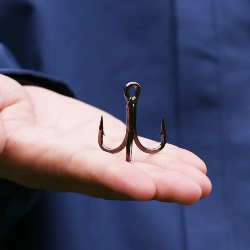 Fishtrip 4X Treble Hooks – High Carbon Steel, Barbed Saltwater Hooks for Lures, Jigs & Rigs - Image 5
