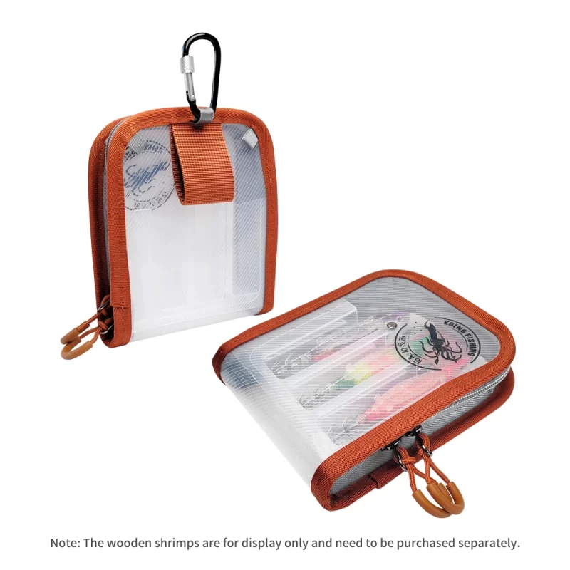 Portable Squid Jig Lure Hook Storage Case – 6 Grid Waterproof Tackle Bag - Image 6