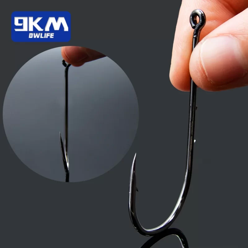 9KM Baitholder Fishing Hooks – Barbed Live Bait Hooks for Sea, Carp & Jig Fishing - Image 3