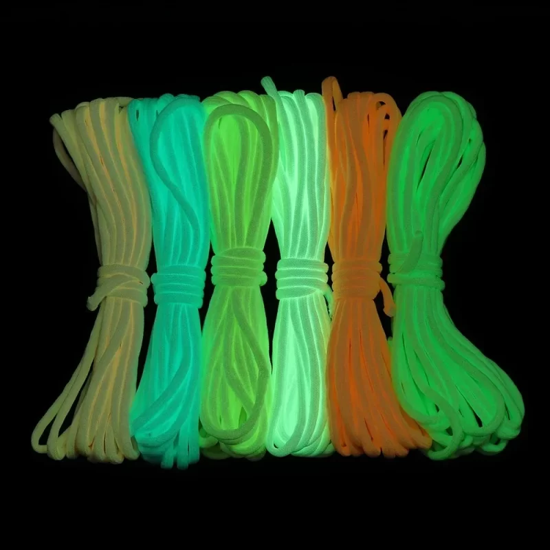 Luminous Paracord – 9-Strand Fluorescent Nylon Rope for Outdoor, Camping & Survival
