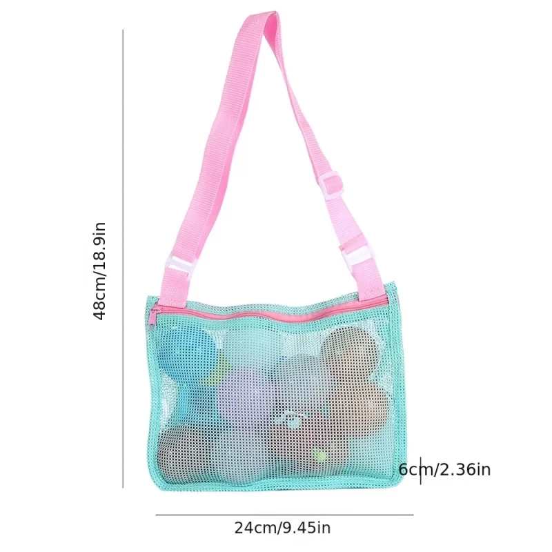 Portable Kids Mesh Bag – Foldable Mesh Bag for Toys, Towels & Outdoor Fun - Image 6