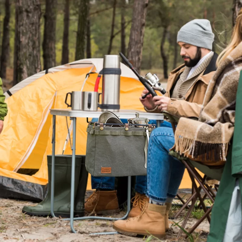 Camping Table Side Storage Bag / Chair Armrest Organizer - Image 5