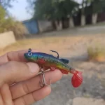 Soft Rubber Swimbait Lure – 75mm / 85mm Curly T-Tail Sinking Bait for Bass, Pike & More photo review