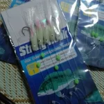 5-Hook Sabiki Rig – Saltwater Bait Rig with Real Fish Skin & Glow Flash for Mackerel, Herring & More photo review