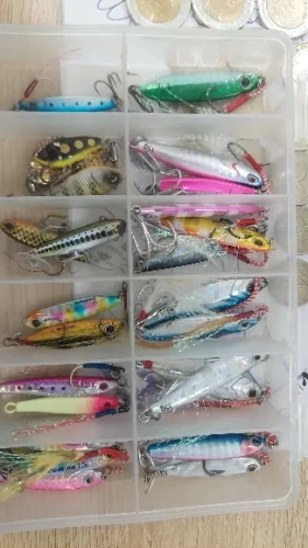 50pcs Jig Head Fishing Hook Set – Barbed Hooks (0.4g–2g) for Freshwater & Saltwater Lures photo review