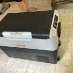 Portable Compressor Car Refrigerator – 35L / 45L / 55L with Foldable Handle & Wheels photo review