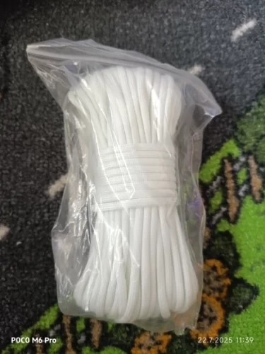 Luminous Paracord – 9-Strand Fluorescent Nylon Rope for Outdoor, Camping & Survival photo review