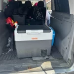 Portable Compressor Car Refrigerator – 35L / 45L / 55L with Foldable Handle & Wheels photo review