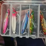 5pcs Metal Jig Fishing Lure Set – 10g to 40g Weights for Bass, Trout, and Saltwater Jigging photo review