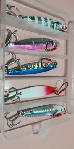 5pcs Metal Jig Fishing Lure Set – 10g to 40g Weights for Bass, Trout, and Saltwater Jigging photo review