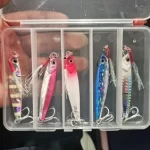 5pcs Metal Jig Fishing Lure Set – 10g to 40g Weights for Bass, Trout, and Saltwater Jigging photo review